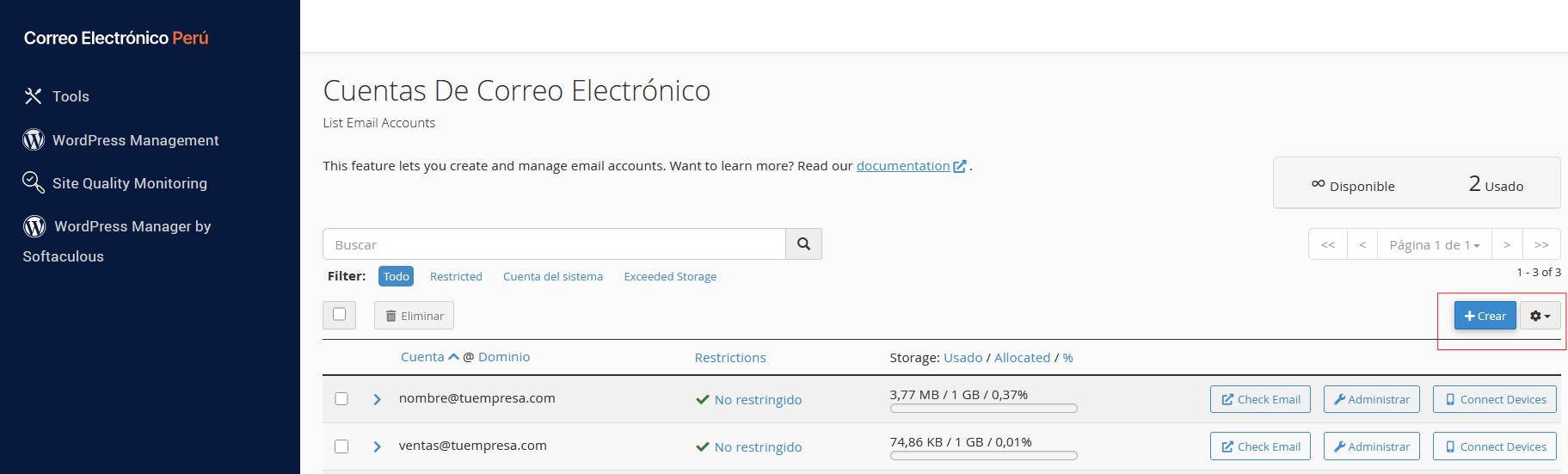 ¿Cómo crear un correo corporativo en cPanel?