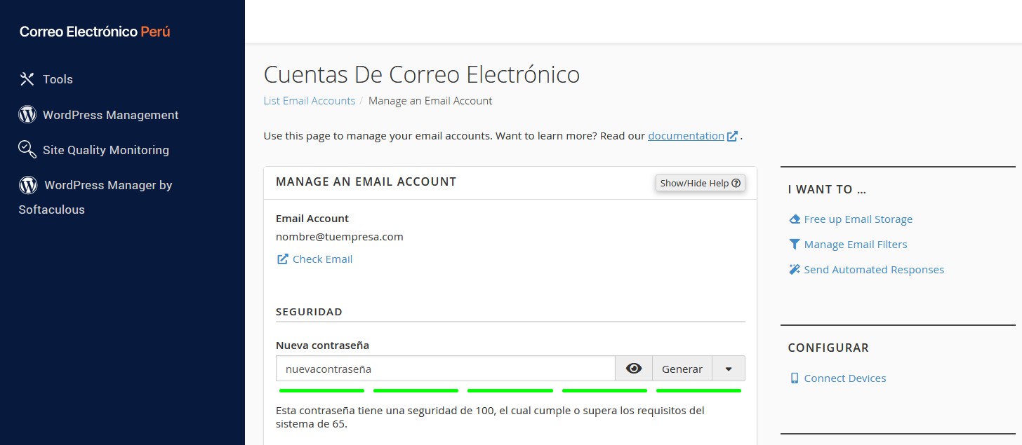 ¿Cómo cambiar la contraseña de un correo electrónico corporativo?